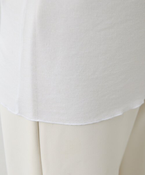 Whim Gazette（ウィムガゼット）の「キョウネンシアープルオーバー（Tシャツ/カットソー・レディース・ネイビー/オフホワイト/ブルー・FREE）」の7枚目の写真