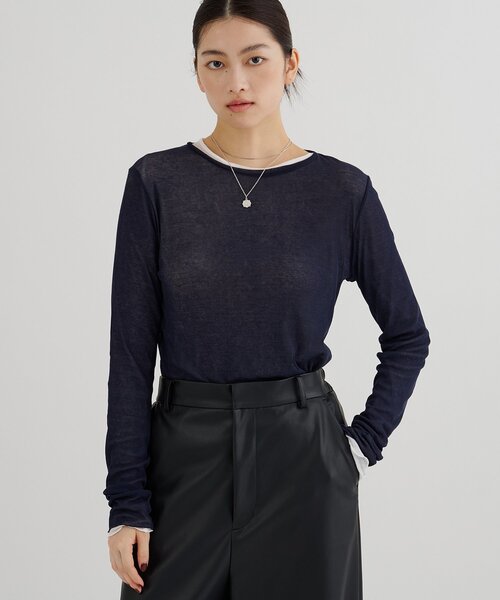 極美品 Whim Gazette ウィムガゼット キョウネンシアープルオーバー Whim Gazette（ウィムガゼット）の「キョウネンシアープルオーバー（T