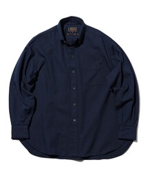 BEAMS PLUS(�r�[���X�v���X)��B.D. Classic-fit Indigo Oxford(�V���c/�u���E�X)
