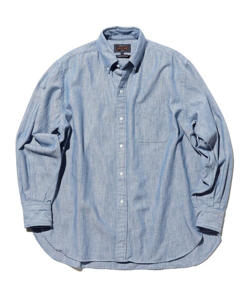 BEAMS PLUS(ビームスプラス)の「B.D. Classic-fit Indigo Oxford(シャツ/ブラウス・メンズ・ブルー/インディゴブルー・MEDIUM/SMALL/X-LARGE/LARGE)」の6枚目の写真