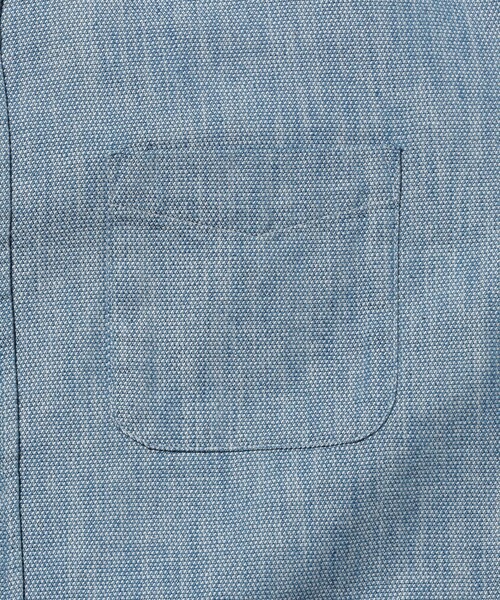 BEAMS PLUS(ビームスプラス)の「B.D. Classic-fit Indigo Oxford(シャツ/ブラウス・メンズ・ブルー/インディゴブルー・MEDIUM/SMALL/X-LARGE/LARGE)」の7枚目の写真