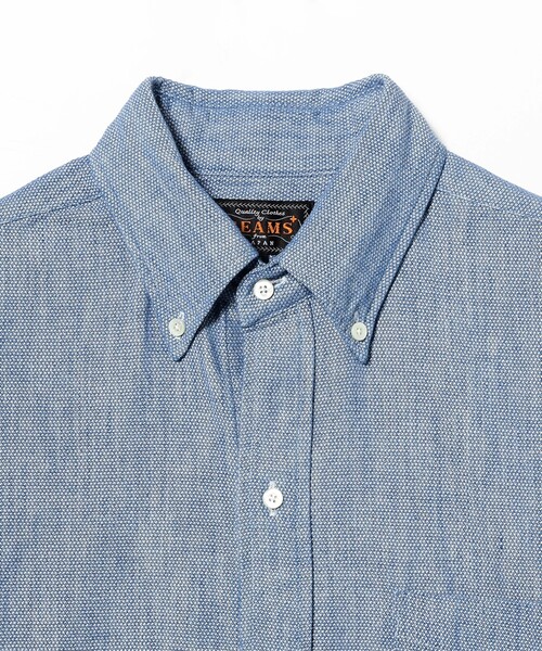 BEAMS PLUS(ビームスプラス)の「B.D. Classic-fit Indigo Oxford(シャツ/ブラウス・メンズ・ブルー/インディゴブルー・MEDIUM/SMALL/X-LARGE/LARGE)」の9枚目の写真