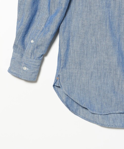 BEAMS PLUS(ビームスプラス)の「B.D. Classic-fit Indigo Oxford(シャツ/ブラウス・メンズ・ブルー/インディゴブルー・MEDIUM/SMALL/X-LARGE/LARGE)」の10枚目の写真