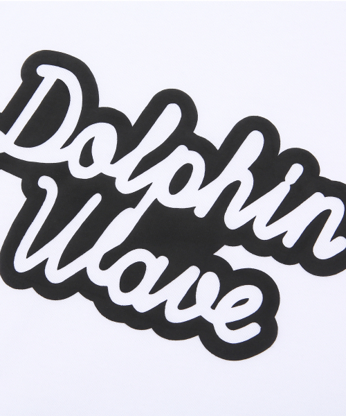 DOLPHIN WAVE APPAREL（ドルフィンウェーブアパレル）の「[2パック]ドルフィン発泡プリントビッグロゴリンガー半袖Tシャツ ブラック+ホワイト（Tシャツ/カットソー・メンズ・その他・MEDIUM/LARGE/X-LARGE）」の7枚目の写真