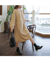 BBAEBBAE（ペッペ）の「ボタンポイントシャーリングパフロングワンピース（ワンピース）」