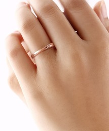 FREE STYLE（フリースタイル）の「FREE STYLE フリースタイル ツイストトップ インフィニティ シルバーレディースリング ピンクゴールドカラー（リング）」