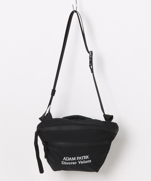 ADAM PATEK(アダムパテック)の「【ADAMPATEK/アダムパテック】nylon mini shoulder bag/ナイロンミニショルダーバッグ(ボディバッグ/ウエストポーチ・メンズ・ブラック/カーキ・FREE)」の4枚目の写真