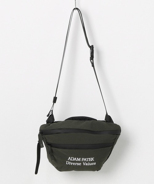 ADAM PATEK(アダムパテック)の「【ADAMPATEK/アダムパテック】nylon mini shoulder bag/ナイロンミニショルダーバッグ(ボディバッグ/ウエストポーチ・メンズ・ブラック/カーキ・FREE)」の5枚目の写真
