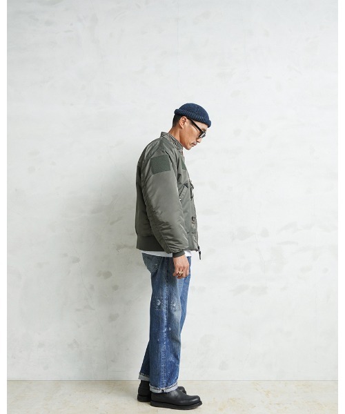 WAIPER.inc(ワイパーインク)の「WAIPER.inc 米軍 CUSTOM MA-1 フライトジャケット【WP37】(MA-1・メンズ・セージグリーン/ブラック・L/M/XL)」の14枚目の写真