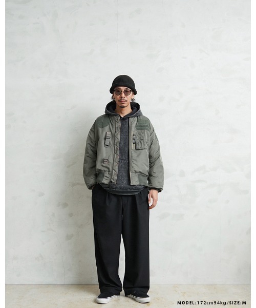 WAIPER.inc(ワイパーインク)の「WAIPER.inc 米軍 CUSTOM MA-1 フライトジャケット【WP37】(MA-1・メンズ・セージグリーン/ブラック・L/M/XL)」の17枚目の写真