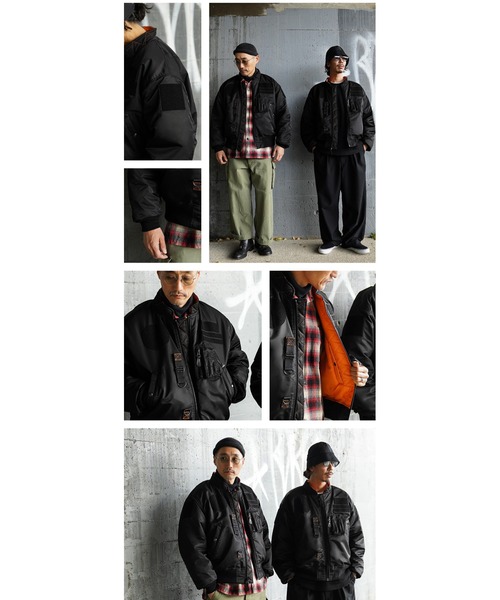 WAIPER.inc 米軍 CUSTOM MA-1 フライトジャケット【WP37】（MA-1