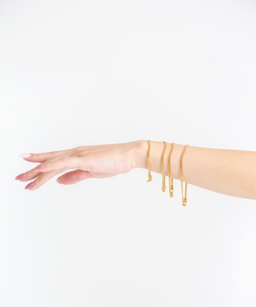 TOMWOOD(トムウッド)】Curb Bracelet M Gold ゴールドチェーン
