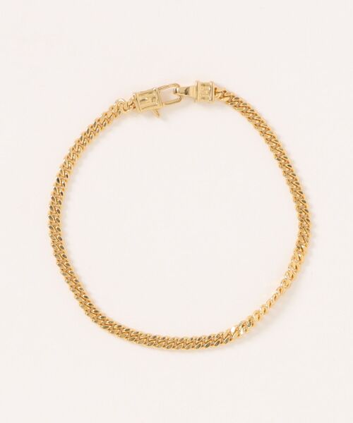 TOMWOOD(トムウッド)】Curb Bracelet M Gold ゴールドチェーン