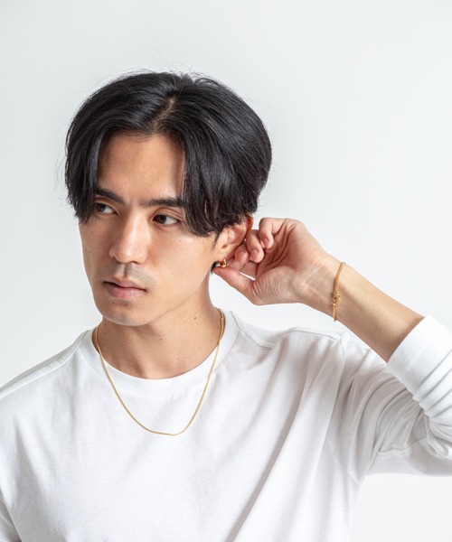TOM WOOD(トムウッド)の「【TOMWOOD(トムウッド)】Curb Bracelet M Gold ゴールドチェーンブレスレット(ブレスレット・レディース・ゴールド・6.5inch/7inch/7.5inch/8.5inch)」の7枚目の写真