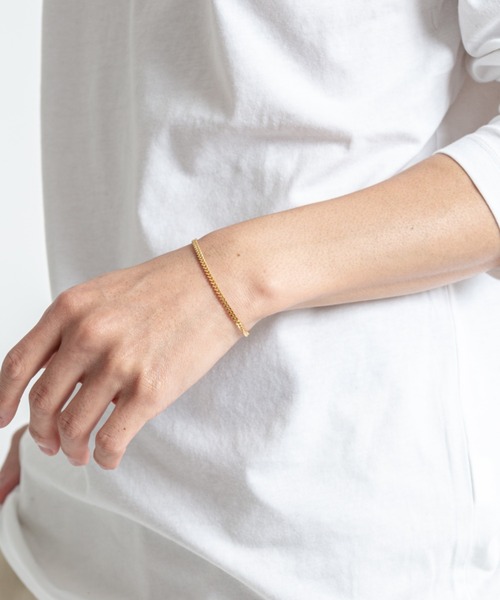 TOMWOOD(トムウッド)】Curb Bracelet M Gold ゴールドチェーン