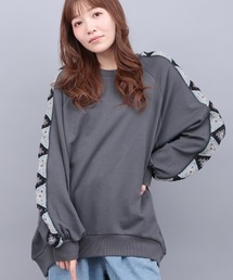 チチカカ（チチカカ）の「クロシェラインスリーブプルオーバー（スウェット）」