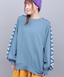 チチカカ（チチカカ）の「クロシェラインスリーブプルオーバー（スウェット）」