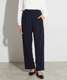 MELROSE claire | 【MELROSE CLAIRE noir】入卒園式・卒入学式・カットジョーゼット1タックストレートパンツ（一部WEB限定サイズ）（セットアップ可）(その他パンツ)