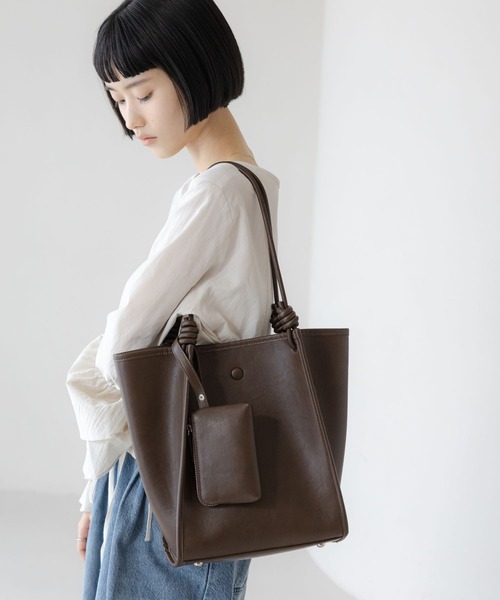 LOWRYS FARM(ローリーズファーム)の「3SETトートBAG 642760(トートバッグ・レディース・ブラック/ブラウン・FREE)」の2枚目の写真