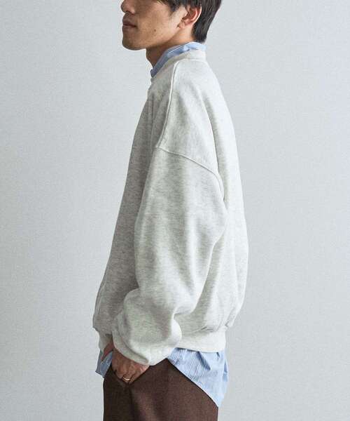 CRAFT STANDARD BOUTIQUE（クラフトスタンダードブティック）の「裏起毛カレッジスウェットシャツ（スウェット・メンズ・ホワイト系その他/グリーン/ブラウン/ネイビー/ベージュ/ブラック・M/XL/L）」の11枚目の写真