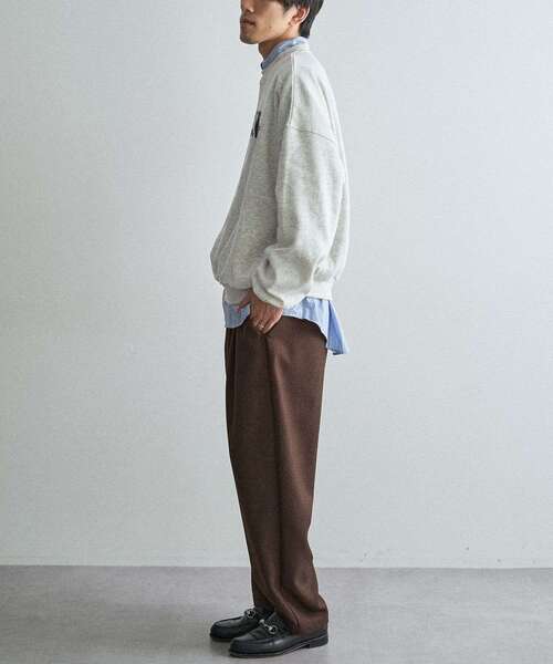 CRAFT STANDARD BOUTIQUE（クラフトスタンダードブティック）の「裏起毛カレッジスウェットシャツ（スウェット・メンズ・ホワイト系その他/グリーン/ブラウン/ネイビー/ベージュ/ブラック・M/XL/L）」の14枚目の写真