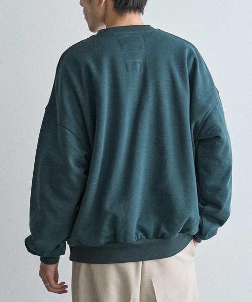 CRAFT STANDARD BOUTIQUE（クラフトスタンダードブティック）の「裏起毛カレッジスウェットシャツ（スウェット・メンズ・ホワイト系その他/グリーン/ブラウン/ネイビー/ベージュ/ブラック・M/XL/L）」の18枚目の写真