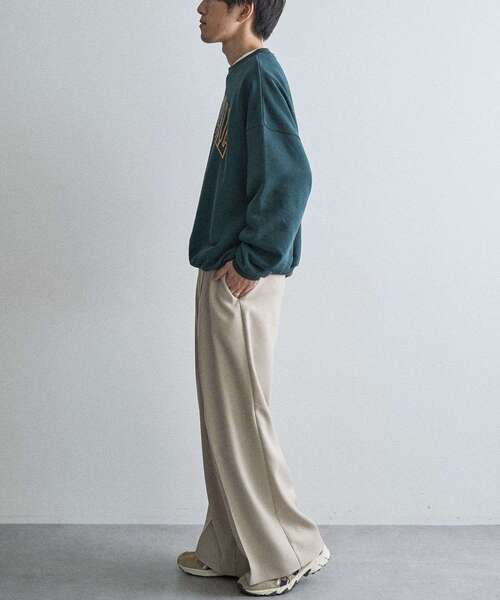 CRAFT STANDARD BOUTIQUE（クラフトスタンダードブティック）の「裏起毛カレッジスウェットシャツ（スウェット・メンズ・ホワイト系その他/グリーン/ブラウン/ネイビー/ベージュ/ブラック・M/XL/L）」の20枚目の写真