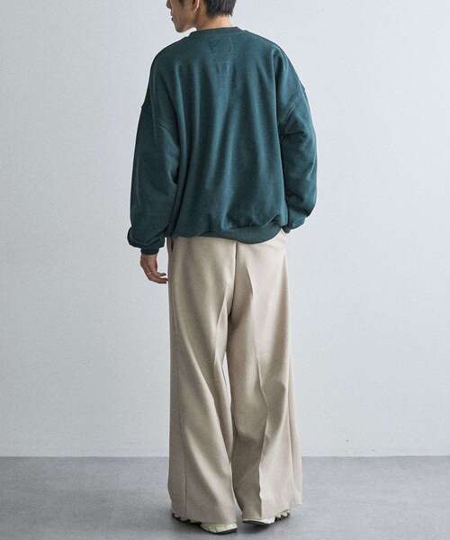 CRAFT STANDARD BOUTIQUE（クラフトスタンダードブティック）の「裏起毛カレッジスウェットシャツ（スウェット・メンズ・ホワイト系その他/グリーン/ブラウン/ネイビー/ベージュ/ブラック・M/XL/L）」の21枚目の写真