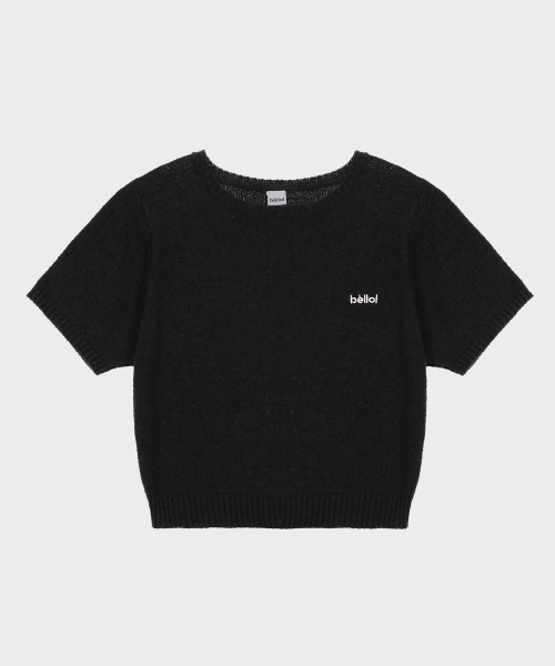 BELLOL(ベロエル)の「ベーシックボートネックニットブラック(Tシャツ/カットソー・レディース・その他・FREE)」の2枚目の写真