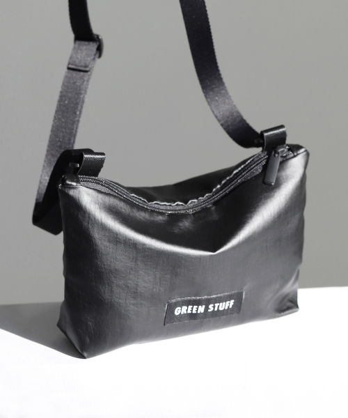 GREEN STUFF(グリーンスタッフ)の「handy bag Z1 - matte stone black S(メッセンジャーバッグ・レディース・その他・FREE)」の3枚目の写真