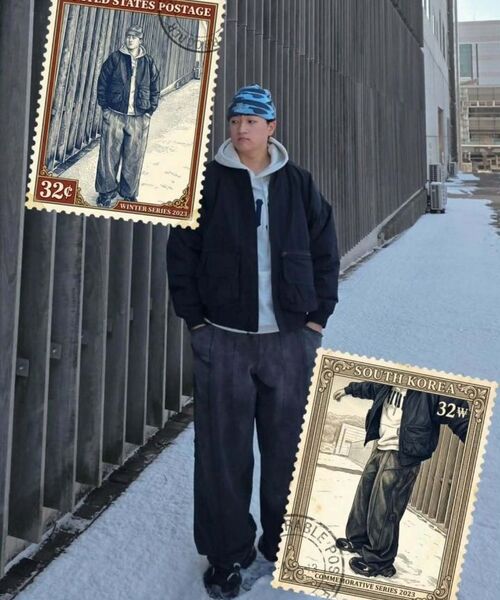 WANGGWAN（ワングァン）の「エチッドクロススウェットパンツ（スウェットパンツ・メンズ・ブラック・MEDIUM/LARGE）」の9枚目の写真