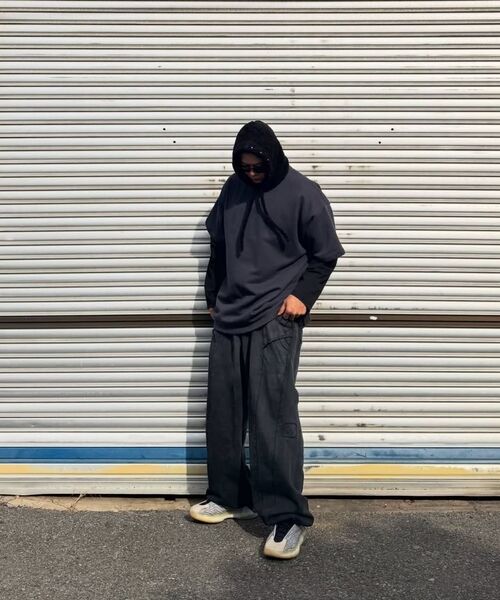 WANGGWAN（ワングァン）の「エチッドクロススウェットパンツ（スウェットパンツ・メンズ・ブラック・MEDIUM/LARGE）」の10枚目の写真