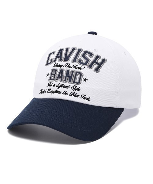Cavish(カビシ)の「ARCH SCRIPT BALL CAP WHITE(CV2DSUAB21A)(キャップ・レディース・ホワイト・FREE)」の1枚目の写真