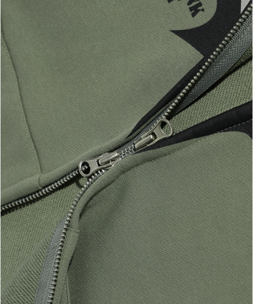 ISTKUNST(イストクンスト)の「BAT HOOD ZIP UP_OLIVE(IK2EFMM482A)(パーカー・レディース・オリーブ・S/M/L)」の5枚目の写真