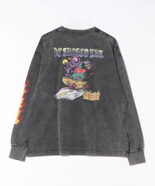 DC(ディーシー)の「DC/ディーシー 長袖 Tシャツ ロンT DLT261022(Tシャツ/カットソー・メンズ・ホワイト/スミクロ・M/L/XL)」の14枚目の写真