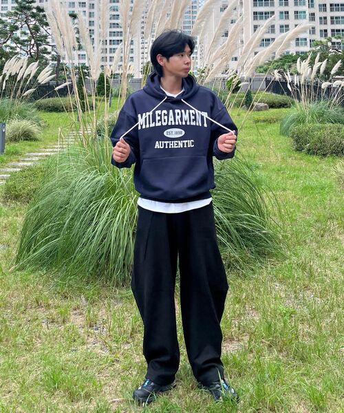 THE MILE（ザマイル）の「MILE GARMENTS MIX SWEAT HOODIE [OATMEAL]（パーカー・メンズ・その他・L/M/S/XL）」の11枚目の写真