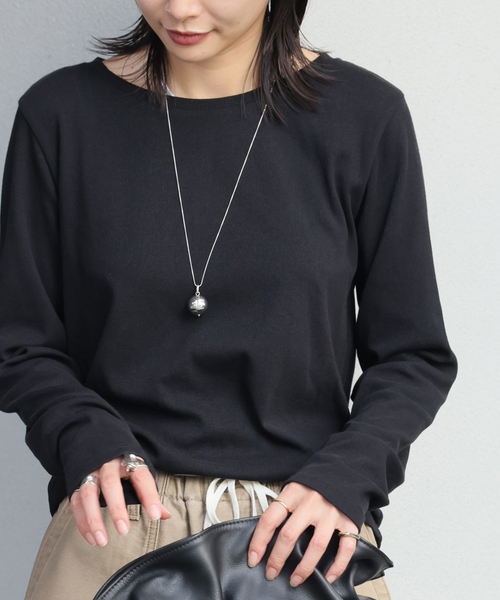 JOURNAL STANDARD（ジャーナルスタンダード）の「《追加》ベアテレココンパクトプルオーバー（Tシャツ/カットソー・レディース・カーキ/ブラック/ブラウン/ホワイト・FREE）」の3枚目の写真