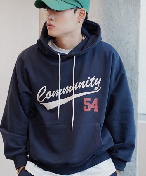 THE MILE（ザマイル）の「COMMUNITY 54 SWEAT HOODIE[NAVY]（パーカー・メンズ・その他・L/M/XL/S）」の5枚目の写真
