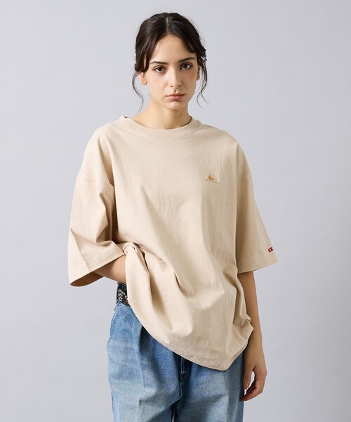 KELTY（ケルティ）の「【KELTY / ケルティ】Mini Logo T-Shirt / ミニロゴTシャツ/ユニセックス/定番（Tシャツ/カットソー・メンズ・ブラック/ベージュ/ネイビー/ホワイト/ライトグレー・M/L）」の5枚目の写真