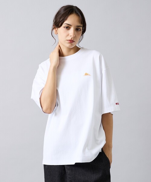 KELTY（ケルティ）の「【KELTY / ケルティ】Mini Logo T-Shirt / ミニロゴTシャツ/ユニセックス/定番（Tシャツ/カットソー・メンズ・ブラック/ベージュ/ネイビー/ホワイト/ライトグレー・M/L）」の2枚目の写真