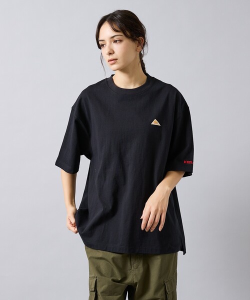 KELTY（ケルティ）の「【KELTY / ケルティ】Mini Logo T-Shirt / ミニロゴTシャツ/ユニセックス/定番（Tシャツ/カットソー・メンズ・ブラック/ベージュ/ネイビー/ホワイト/ライトグレー・M/L）」の3枚目の写真