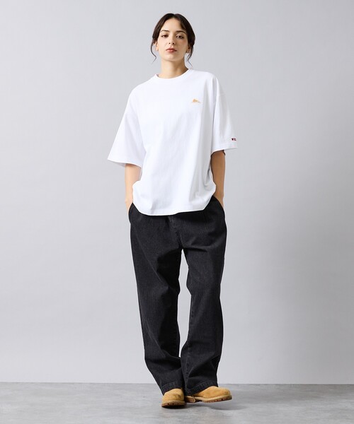 KELTY（ケルティ）の「【KELTY / ケルティ】Mini Logo T-Shirt / ミニロゴTシャツ/ユニセックス/定番（Tシャツ/カットソー・メンズ・ブラック/ベージュ/ネイビー/ホワイト/ライトグレー・M/L）」の12枚目の写真