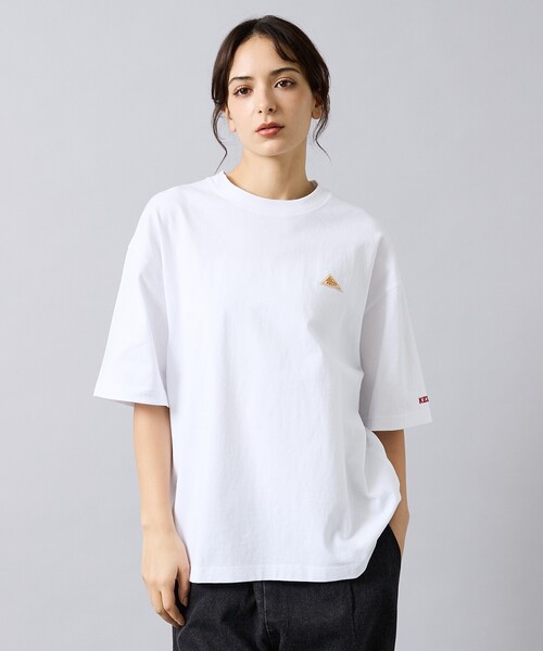 KELTY（ケルティ）の「【KELTY / ケルティ】Mini Logo T-Shirt / ミニロゴTシャツ/ユニセックス/定番（Tシャツ/カットソー・メンズ・ブラック/ベージュ/ネイビー/ホワイト/ライトグレー・M/L）」の7枚目の写真