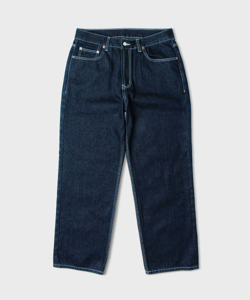 VDR(ブイディアール)の「225 Navy Denim Pants (ONE WASH)(デニムパンツ・メンズ・その他・S/M/L)」の1枚目の写真