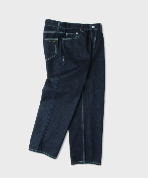 VDR(ブイディアール)の「225 Navy Denim Pants (ONE WASH)(デニムパンツ・メンズ・その他・S/M/L)」の2枚目の写真
