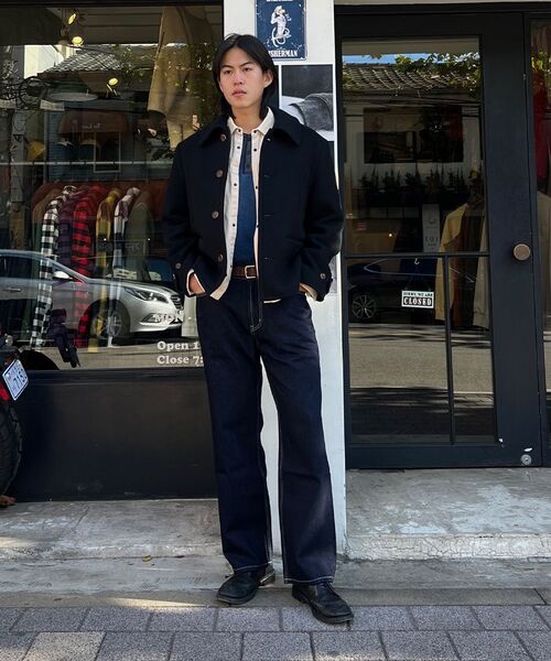 VDR(ブイディアール)の「225 Navy Denim Pants (ONE WASH)(デニムパンツ・メンズ・その他・S/M/L)」の11枚目の写真