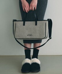 ADAUL（アダウル）の「クラシックボストンバッグ - ブラック（ショルダーバッグ）」