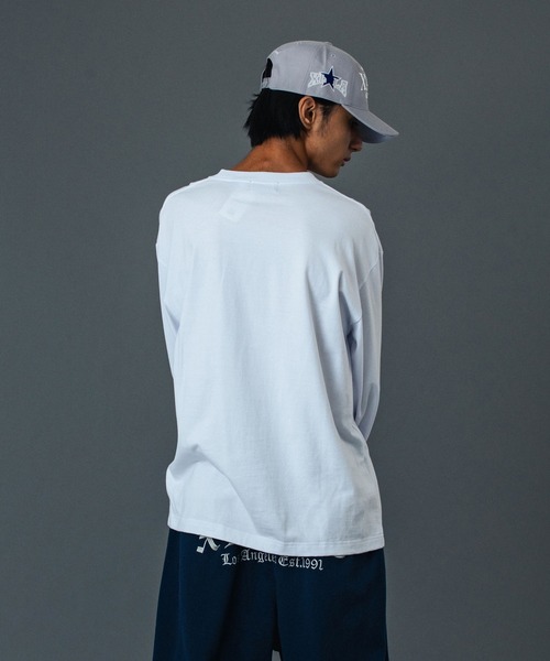 XLARGE（エクストララージ）の「OLD OG L/S TEE（Tシャツ/カットソー・メンズ・ブラック/ホワイト/グリーン/ネイビー・XS/S/M/L/XL/XXL）」の15枚目の写真