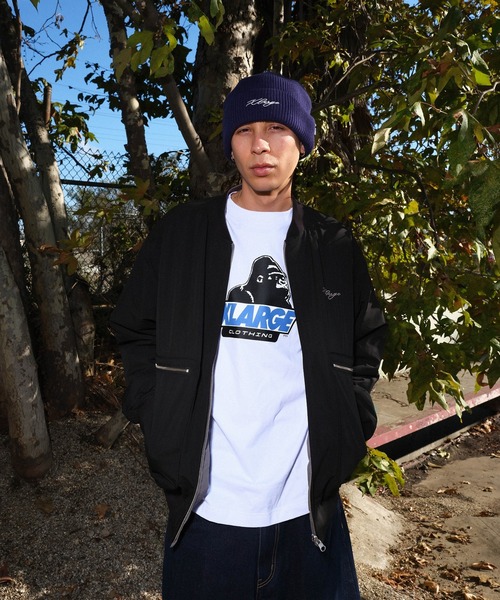 XLARGE（エクストララージ）の「OLD OG L/S TEE（Tシャツ/カットソー・メンズ・ブラック/ホワイト/グリーン/ネイビー・XS/S/M/L/XL/XXL）」の5枚目の写真