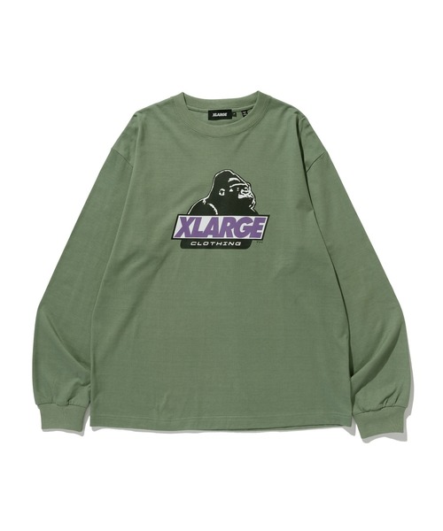 XLARGE（エクストララージ）の「OLD OG L/S TEE（Tシャツ/カットソー・メンズ・ブラック/ホワイト/グリーン/ネイビー・XS/S/M/L/XL/XXL）」の22枚目の写真